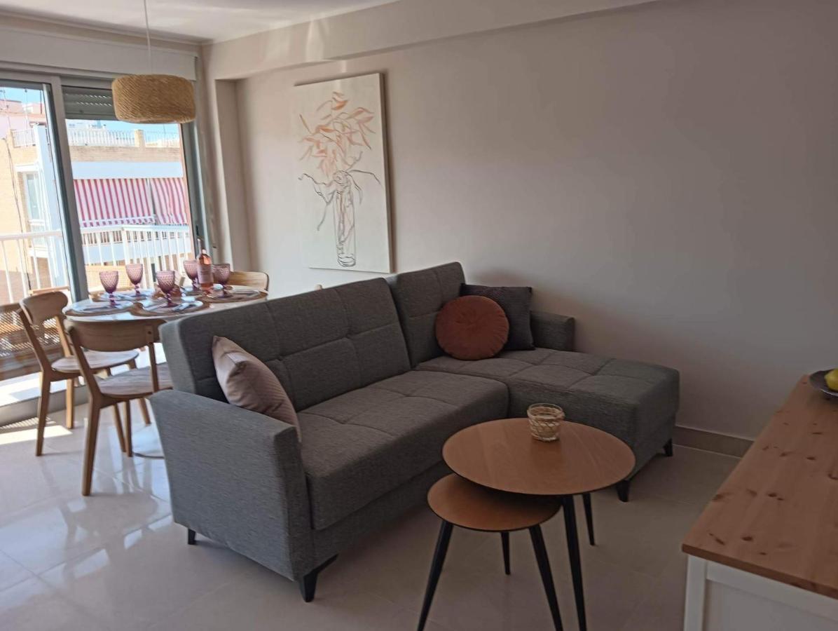 Playa de Gandia Apartamento Alejandro Gandia Playa Con Vistas Al Mar, Parking! מראה חיצוני תמונה