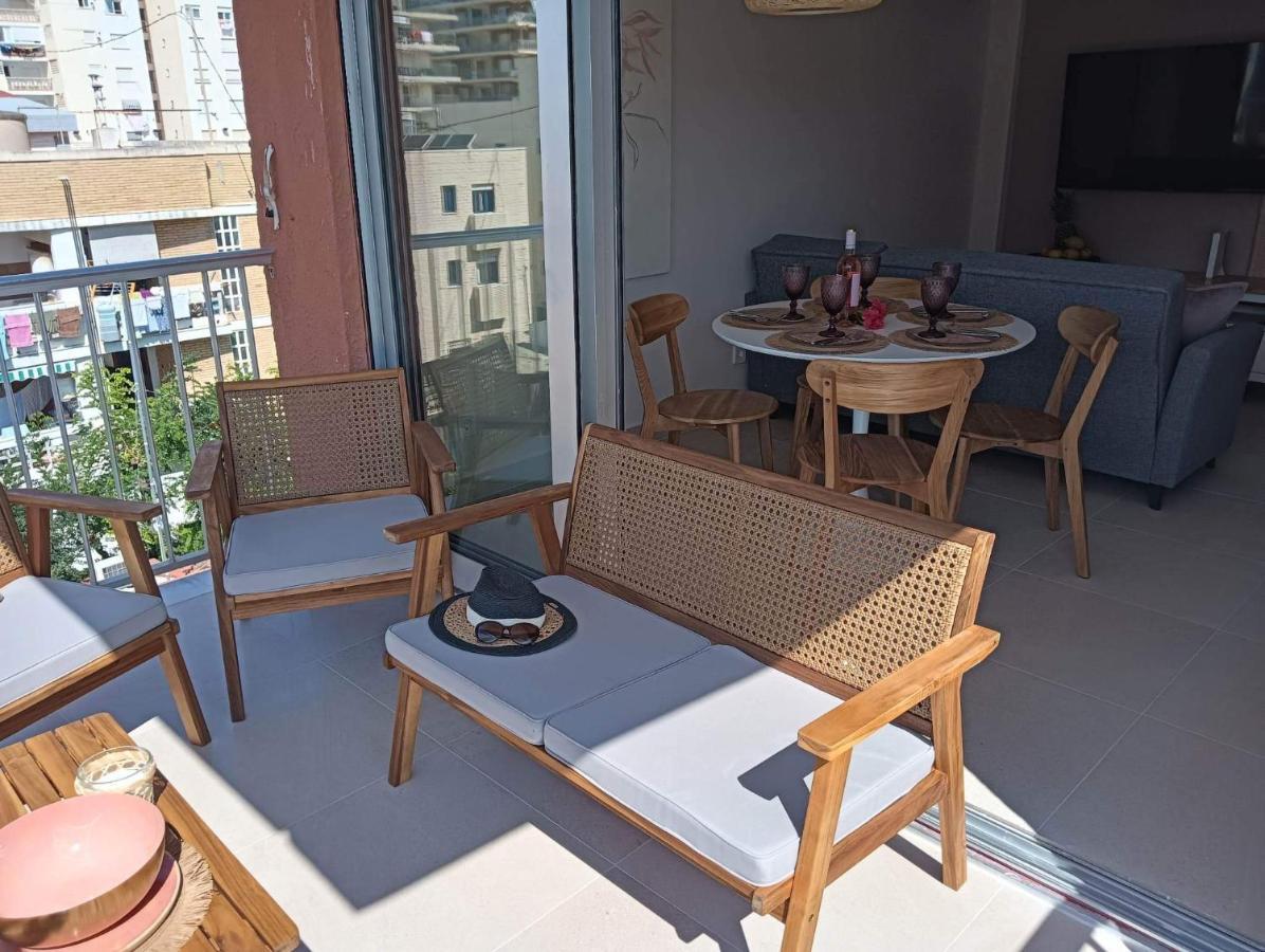 Playa de Gandia Apartamento Alejandro Gandia Playa Con Vistas Al Mar, Parking! מראה חיצוני תמונה