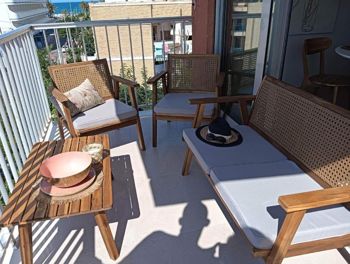Playa de Gandia Apartamento Alejandro Gandia Playa Con Vistas Al Mar, Parking! מראה חיצוני תמונה
